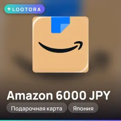 Amazon 6000 JPY, gift card, JP
