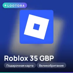 Roblox 35 GBP, подарочная карта роблокс, Великобритания, лот №291565
