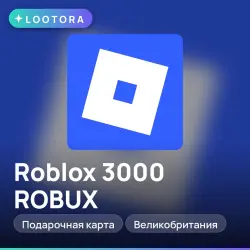 Roblox 3000 ROBUX, 3000 робуксов, подарочная карта роблокс,…, лот №291626
