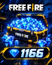 1166 Diamonds — Free Fire, лот №293144