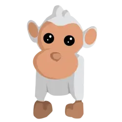 Albino Monkey | Adopt Me! — Roblox, лот №294998