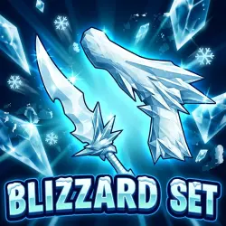 Blizzard Set - Murder Mystery 2 (MM2) — Roblox, лот №296378