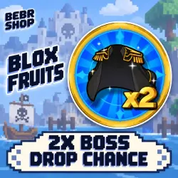 2x Boss Drop Chance | Blox Fruits — Roblox, лот №297838
