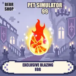 Exclusive Blazing Egg | Pet Simulator 99