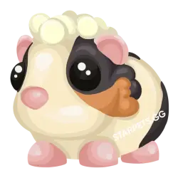 Tortoiseshell Guinea Pig | Adopt Me! — Roblox, лот №299622