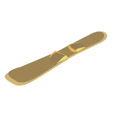 Gold Snowboard | Adopt Me! — Roblox, лот №300674