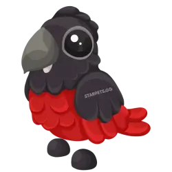 Dracula Parrot | Adopt Me! — Roblox, лот №302303