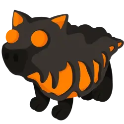 Lava Wolf | Adopt Me! — Roblox, лот №306665