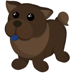 Chocolate Chow-Chow | Adopt Me! — Roblox, лот №308053