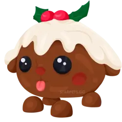 Christmas Pudding Pup | Adopt Me! — Roblox, лот №308488