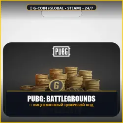 PUBG: BATTLEGROUNDS • G-Coin (Global / Steam Код), лот №309501