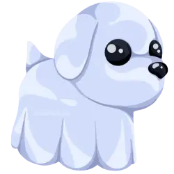 Ghost Dog | Adopt Me! — Roblox, лот №309404