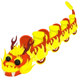 Dragon Train | Adopt Me! — Roblox, лот №310362