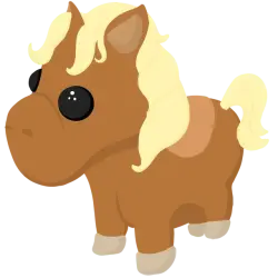 Shetland Pony Light Brown | Adopt Me! — Roblox, лот №310471