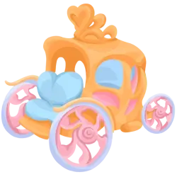 Rose Petal Carriage | Adopt Me! — Roblox, лот №312665