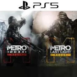METRO 2033 REDUX + METRO LAST LIGHT REDUX 2026 PS5 P2 Rent from 10 days
