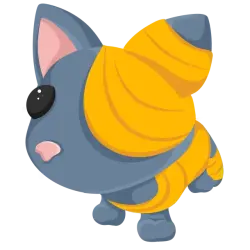 Halloween Golden Mummy Cat | Adopt Me! — Roblox, лот №315322