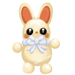 White Choccybunny | Adopt Me! — Roblox, лот №320132