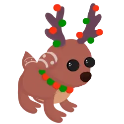 Gingerbread Reindeer | Adopt Me! — Roblox, лот №321365