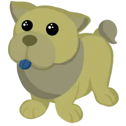 Golden Chow-Chow | Adopt Me! — Roblox, лот №321748