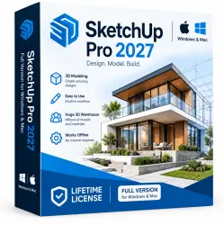 SketchUp Pro 2027 | Lifetime License for Windows & Mac