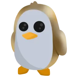 Golden Penguin | Adopt Me! — Roblox, лот №323832