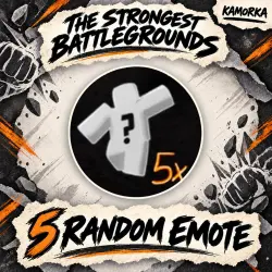 5 Random Emotes | The Strongest Battlegrounds