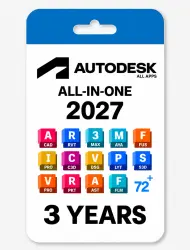 AUTODESK Collection Apps 2027 - 72 Apps | 3-Year Subscription