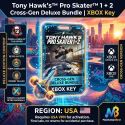 Tony Hawk's Pro Skater 1 + 2 Cross-Gen Deluxe BUNDLE | Ключ XBOX (USA) |ManhattanBest