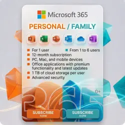 MICROSOFT 365 FOR FAMILY 12 MONTHS