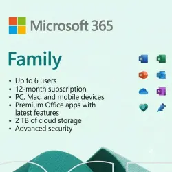 MICROSOFT 365 FAMILY (12 MONTHS)