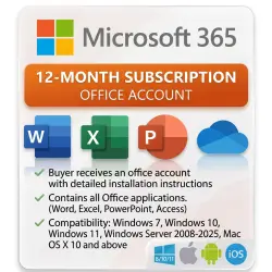 OFFICE 365 PRO PLUS WIN/MAC 5 Devices (1 year) | 100gb