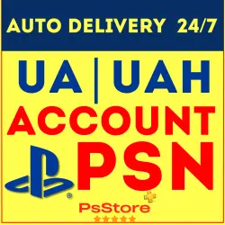 New UA | UAH Account PSN PS4 PS5 AutoDelivery 24/7