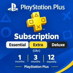 UA ПОДПИСКА PS PLUS UA 1-3-12 месяцев PlayStation Plus