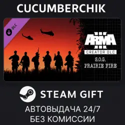 Arma 3 Creator DLC: S.O.G. Prairie Fire STEAM GIFT AUTO RU+МИР