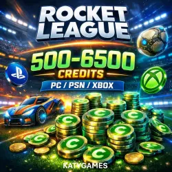 All platforms / Rocket League 500-6500 Credits / Any region