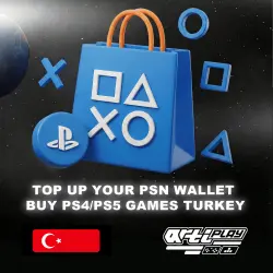 TOP UP YOUR PSN WALLET BUY PS4/PS5 GAMES TURKEY