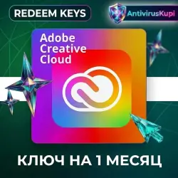 KEY ADOBE CREATIVE CLOUD ALL APPS 1 MONTH