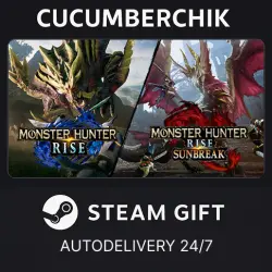 Monster Hunter Rise + Sunbreak STEAM GIFT AUTO RU+World