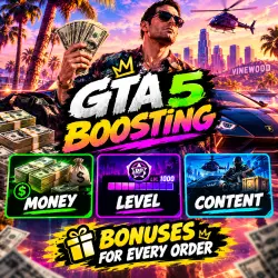 MONEY • LEVEL • UNLOCKS • BUSINESS • GTA Boosting & Upgrading • Global