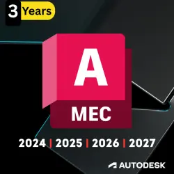Autodesk AutoCAD Mechanical 2024–2027 | 3-Year License | Windows | Full Access