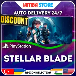 Stellar Blade · PS5 · TR/UA/IN/US · AUTO 24/7 · DISCOUNT 30.07