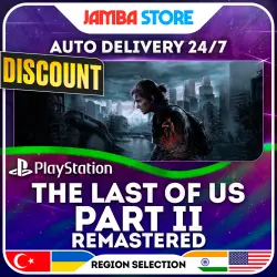 The Last of Us Part 2 Remastered · PS5 · TR/UA/IN/US · AUTO 24/7 · DISCOUNT 13.08