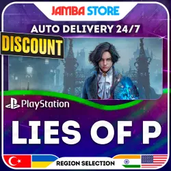 Lies of P · PS4/PS5 · TR/UA/IN/US · AUTO 24/7 · DISCOUNT 30.07