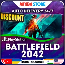 Battlefield 2042 · PS4/PS5 · TR/UA/IN/US · AUTO 24/7 · DISCOUNT 13.08