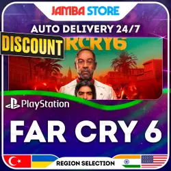 Far Cry 6 · PS4/PS5 · TR/IN/PL/US · AUTO 24/7 · DISCOUNT 13.08