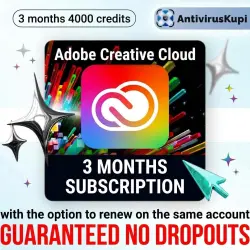 ADOBE CREATIVE CLOUD 1 MONTH WITH POSSIBILITY OF EXTENSION WITHOUT FRIDAYS