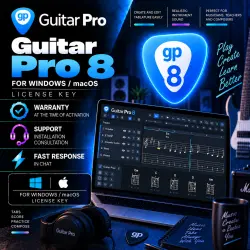 Guitar Pro 8 Win/MacOS license key