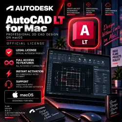Autodesk Autocad LT MacOS 22/23/24/25/26/27 08.02.2028