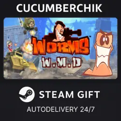 Worms W.M.D STEAM GIFT AUTO RU+World